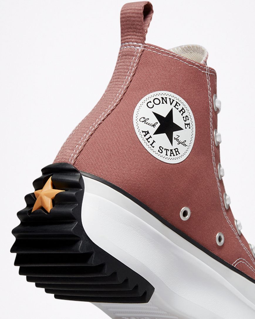 Dámské Boty Na Platformy Converse Run Star Hike Seasonal Color Vysoké Růžové Černé Bílé | CZ RQNG31